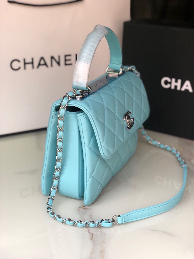 Ch**el top handle bags